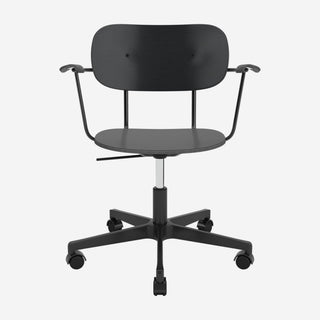 Co Bürostuhl Furnier - Bürostuhl - Audo Copenhagen - mit Armlehne - Eiche schwarz