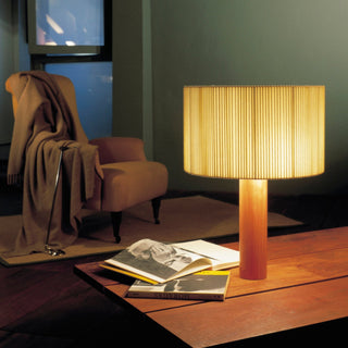 Moragas Tischlampe - Tischlampe - Santa Cole - Sapeli Holz (Mahagoni) -