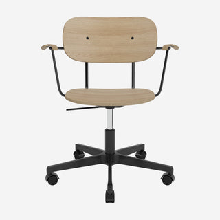 Co Bürostuhl Furnier - Bürostuhl - Audo Copenhagen - mit Armlehne - Eiche natur