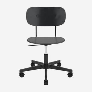 Co Bürostuhl Furnier - Bürostuhl - Audo Copenhagen - ohne Armlehne - Eiche schwarz