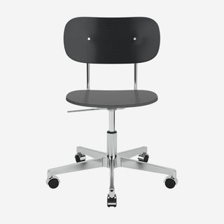 Co Bürostuhl Furnier - Bürostuhl - Audo Copenhagen - ohne Armlehne - Eiche schwarz