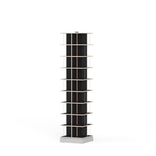 Musikstapler Buchregal - Regal - Nils Holger Moormann - 9 Fächer - h:148.3 cm - Schwarz