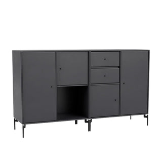 Couple Sideboard Selection - Sideboard - Montana Furniture - Anthracite - Gestell Schwarz