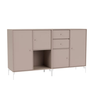 Couple Sideboard Selection - Sideboard - Montana Furniture - Mushroom - Gestell Snow