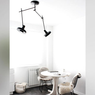 Arigato 2-Arm Deckenlampe - Deckenlampe - Grupa - Schwarz -