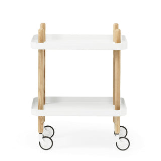 Block eckig Barwagen - Barwagen - Normann Copenhagen - Esche / Weiß -