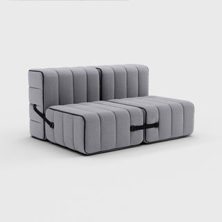Curt Sofa - Sofa - Ambivalenz - 4er Set - Grau (Jet)