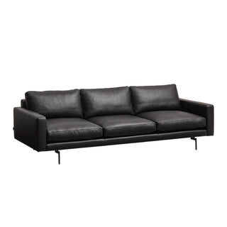 Edge V1 Sofa - Sofa - Wendelbo - 3 Sitzer - Leder Faith Col. Black -