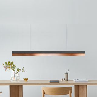 C-Serie Hängelampe - Hängelampe - Gant Lights - W122cm x H8cm x D8cm - Beton - Dark