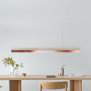 C-Serie Hängelampe - Hängelampe - Gant Lights - W122cm x H8cm x D8cm - Beton - Light