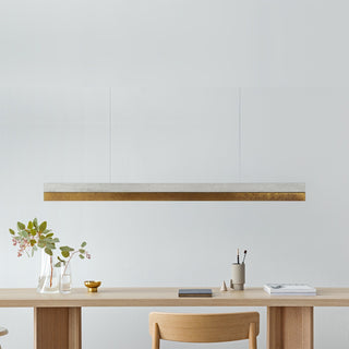 C-Serie Hängelampe - Hängelampe - Gant Lights - W122cm x H8cm x D8cm - Beton - Light