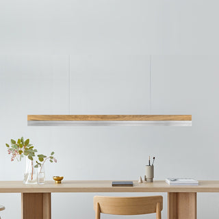 C-Serie Hängelampe - Hängelampe - Gant Lights - W122cm x H8cm x D8cm - Eiche