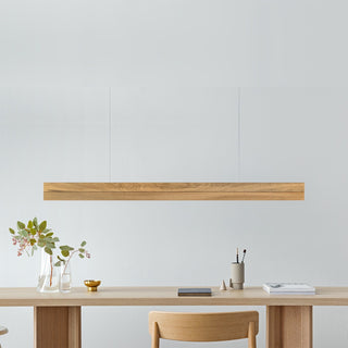 C-Serie Hängelampe - Hängelampe - Gant Lights - W122cm x H8cm x D8cm - Eiche