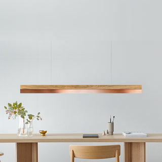 C-Serie Hängelampe - Hängelampe - Gant Lights - W122cm x H8cm x D8cm - Eiche