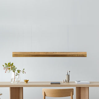 C-Serie Hängelampe - Hängelampe - Gant Lights - W122cm x H8cm x D8cm - Eiche
