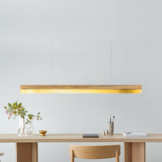 C-Serie Hängelampe - Hängelampe - Gant Lights - W122cm x H8cm x D8cm - Eiche