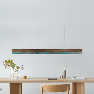 C-Serie Hängelampe - Hängelampe - Gant Lights - W122cm x H8cm x D8cm - Nuss