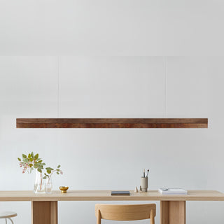 C-Serie Hängelampe - Hängelampe - Gant Lights - W153cm x H8cm x D8cm - Nuss