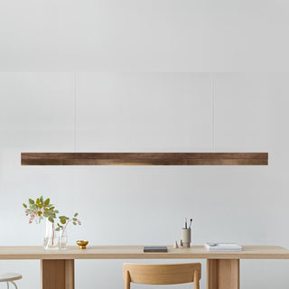C-Serie Hängelampe - Hängelampe - Gant Lights - W153cm x H8cm x D8cm - Nuss