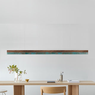 C-Serie Hängelampe - Hängelampe - Gant Lights - W153cm x H8cm x D8cm - Nuss