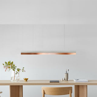 C-Serie Hängelampe - Hängelampe - Gant Lights - W92cm x H7cm x D7cm - Beton - Light