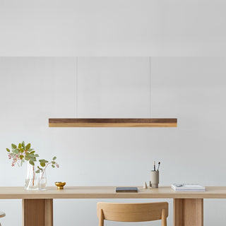 C-Serie Hängelampe - Hängelampe - Gant Lights - W92cm x H7cm x D7cm - Nuss