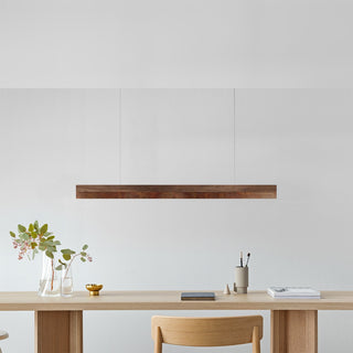 C-Serie Hängelampe - Hängelampe - Gant Lights - W92cm x H7cm x D7cm - Nuss