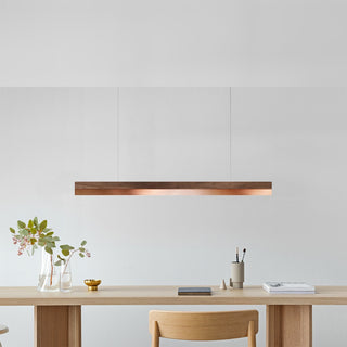 C-Serie Hängelampe - Hängelampe - Gant Lights - W92cm x H7cm x D7cm - Nuss