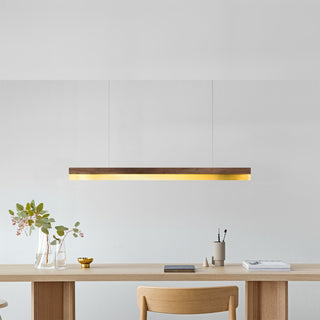 C-Serie Hängelampe - Hängelampe - Gant Lights - W92cm x H7cm x D7cm - Nuss