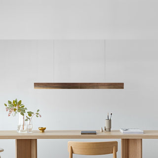 C-Serie Hängelampe - Hängelampe - Gant Lights - W92cm x H7cm x D7cm - Nuss