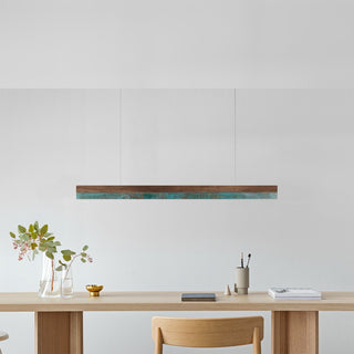 C-Serie Hängelampe - Hängelampe - Gant Lights - W92cm x H7cm x D7cm - Nuss