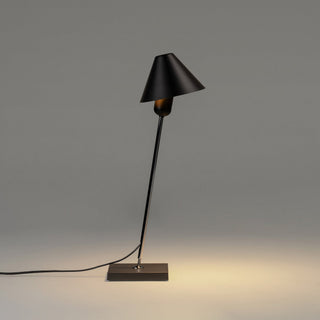 Gira Tischlampe - Tischlampe - Santa Cole - schwarz eloxiertem Aluminium -