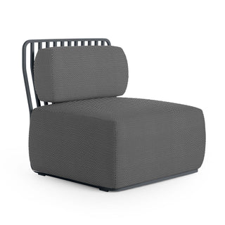 Grill Outdoor Loungesessel - Outdoor Sessel - Diabla - Hexagon Grey -