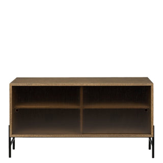 Northern Sideboard | Hifive Glas - Sideboard - Northern - Eiche geräuchert - 100cm