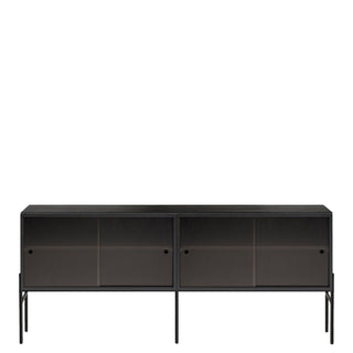 Northern Sideboard | Hifive Glas - Sideboard - Northern - Schwarz lackiert - 150cm