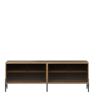 Northern Sideboard | Hifive Glas - Sideboard - Northern - Eiche geräuchert - 150cm