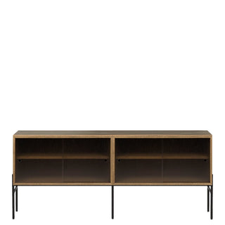 Northern Sideboard | Hifive Glas - Sideboard - Northern - Eiche geräuchert - 150cm