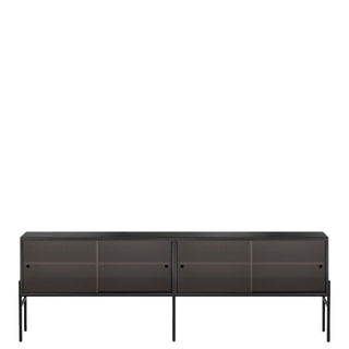 Northern Sideboard | Hifive Glas - Sideboard - Northern - Schwarz lackiert - 200cm