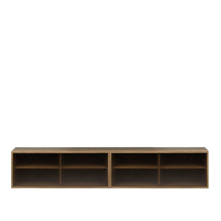 Northern Sideboard | Hifive Glas - Sideboard - Northern - Eiche geräuchert - 200cm