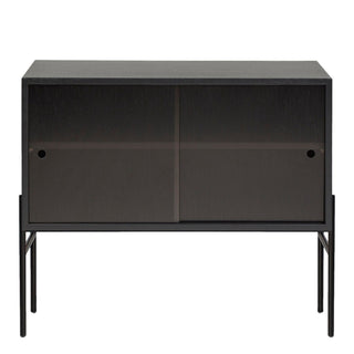 Northern Sideboard | Hifive Glas - Sideboard - Northern - Schwarz lackiert - 75cm
