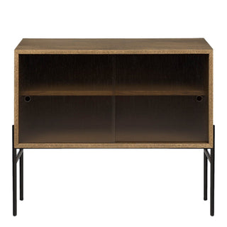 Northern Sideboard | Hifive Glas - Sideboard - Northern - Eiche geräuchert - 75cm