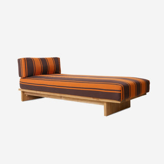 Teak Garden Tagesbett - Outdoor Sofa - HK - Blau -