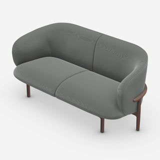 Mela Sofa - sofa - Artisan - Amerikanische Nuss geölt A03 - Stoff - Remix 152