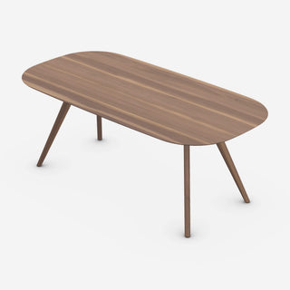 Coco Tisch - Esstisch - Artisan - Amerikanische Nuss weiß geölt A04 - L160 x T90cm