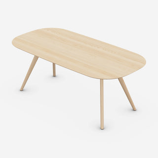 Coco Tisch - Esstisch - Artisan - Esche weißpigmentiert A04 - L180 x T90cm