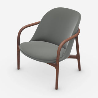 Neva Trimmed Loungesessel - Artisan - Europäische Nuss geölt A03