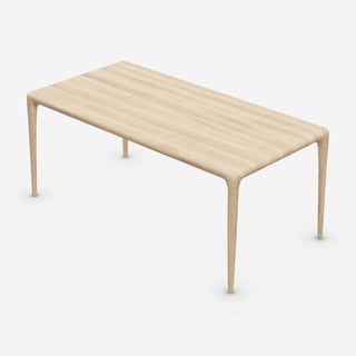 Latus Tisch - Esstisch - Artisan - Europäische Nuss weiß geölt A04 - L160cm