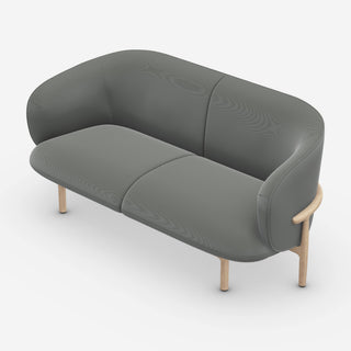 Mela Sofa - sofa - Artisan - Europäische Nuss weiß geölt A04 - Stoff - Remix 152