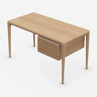 Latus Schreibtisch - Schreibtisch - Artisan - L140cm - Eiche weißpigmentiert A04