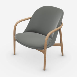 Neva Trimmed Loungesessel - Artisan - Eiche weißpigmentiert A04